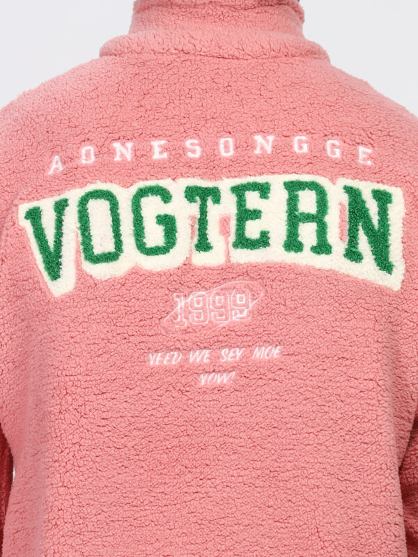OVERSIZE FIT BACK PRINTED FUR ZIPPER - Image 3