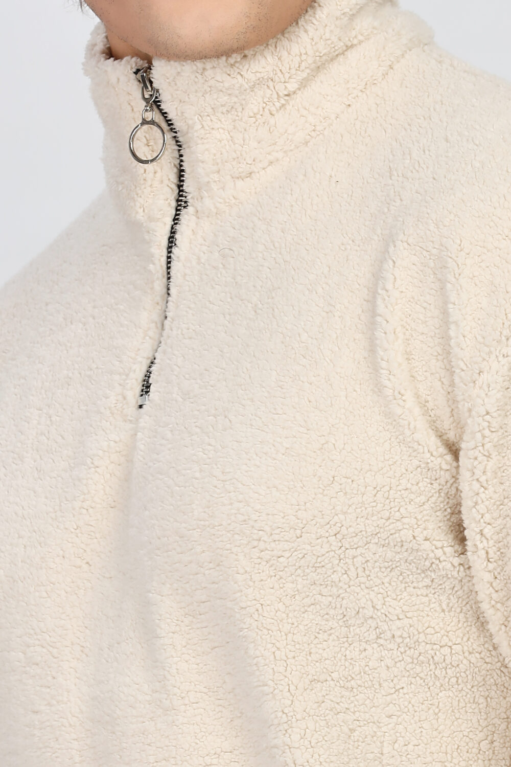 OVERSIZE FIT BACK PRINTED FUR ZIPPER - Image 7