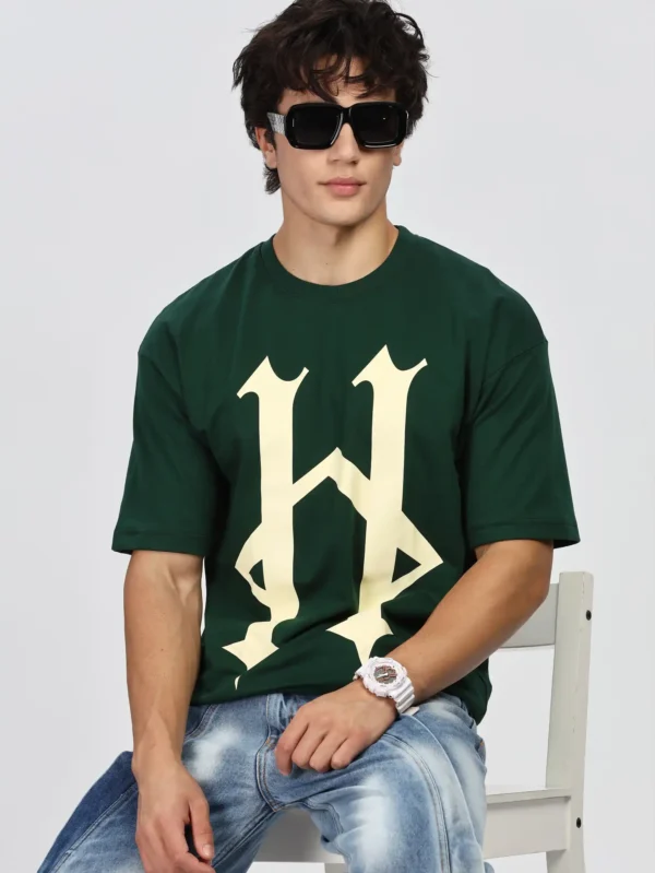 OVERSIZE FIT SINCE BACK PRINTED DROP SHOULDER TSHIRT - Image 2