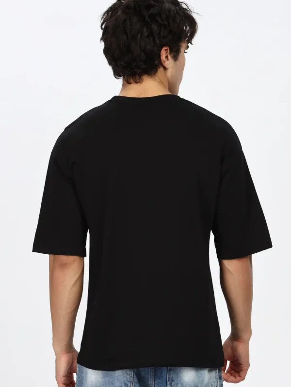 OVERSIZE FIT FRONT PRINTED WITH CHAIN DROP SHOULDER TSHIRT - Image 8