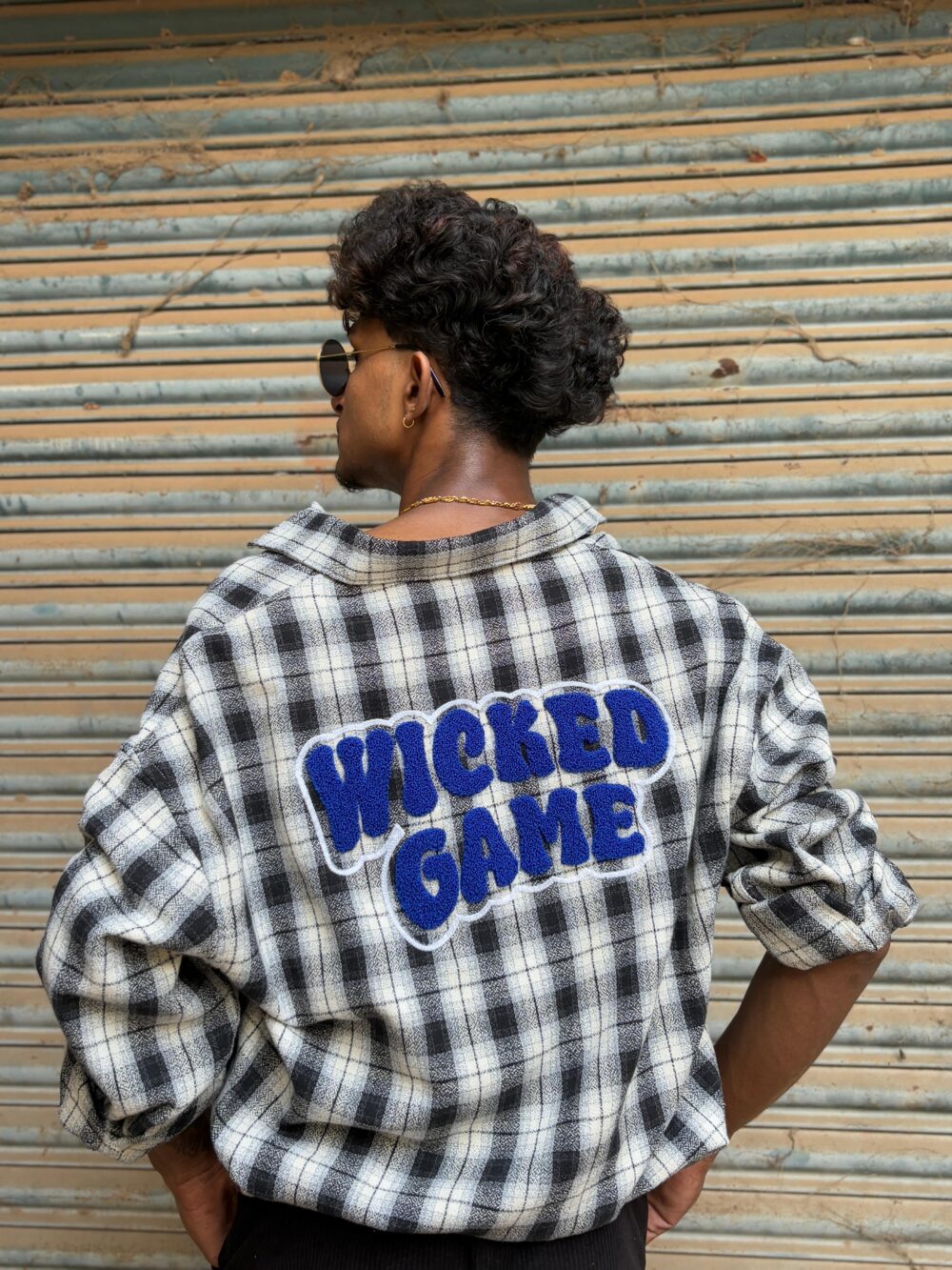 WICKED GAME DROP SHOULDER SHIRT